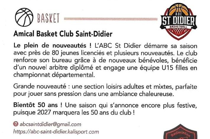 2026-sept - ABC Saint-Didier Article Gazette
